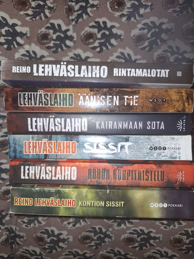 Reino Lehväslaiho : Pokkarit 6 kpl