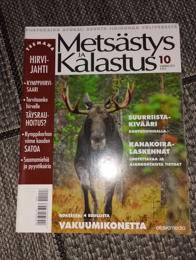 Metsästys ja kalastus 10/2012