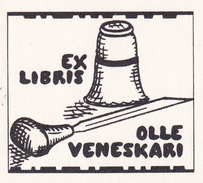 Ex Libris, Olle Veneskari  b565