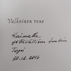 Toivo Flink : Valkoinen vene (signeerattu, tekijän omiste) - pikkukuva 3