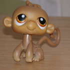 LITTLEST PET SHOP ruskeasilmä APINA #256 - pikkukuva 1