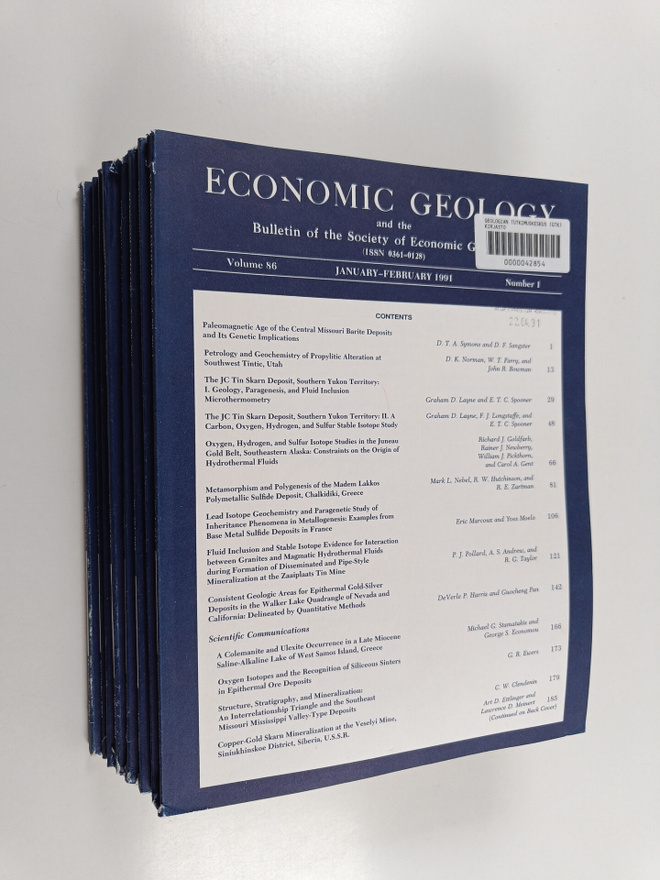 Economic Geology and the Bulletin of the Society of Econo...