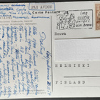 s/s Ariadne lentopostikortilla Kööpenhaminasta 1959 Suomeen - pikkukuva 2