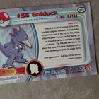Golduck #55 Pokemon 1999 Topps TV blue logo card - pikkukuva 2