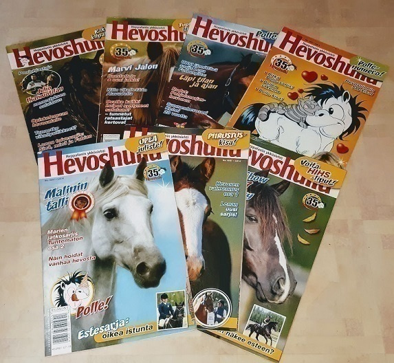 Hevoshullu lehti 2008-2013 (valikoima)