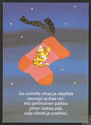 Kissa nukkuu sukan päällä - Tanaka / Woodward