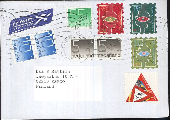 Hollanti Mi 1635-6 ja 1640 ym kirje Suomeen