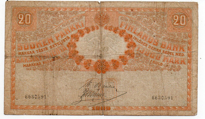 20 markkaa 1909