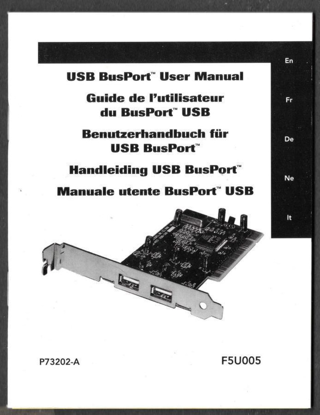 USB BusPort User Manual