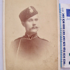 CDV Visiitti Valokuva Suomen Kaartilainen Helsini 1890-l - pikkukuva 1