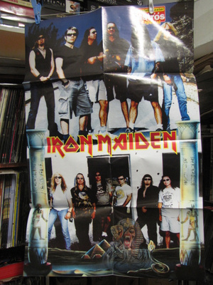IRON MAIDEN BRASILIALAINEN MEGA JULISTE