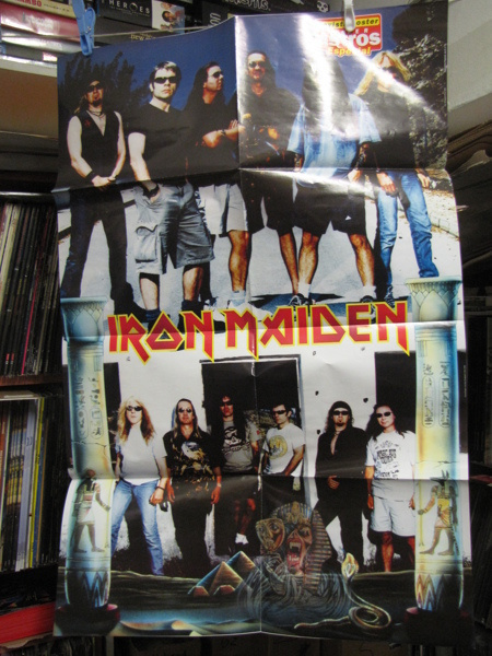 IRON MAIDEN BRASILIALAINEN MEGA JULISTE