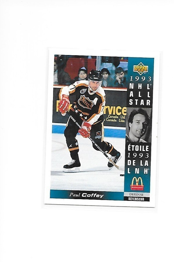 1993 McDonald`s Upper Deck All-Stars #McD-04 Paul Coffey