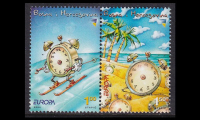 Bosnia-Hertsegovina 359-60p ** Europa loma (2004)