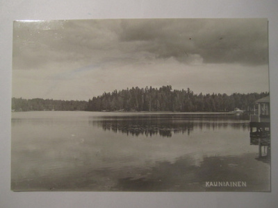 VANHA Postikortti Kauniainen 1950-l  Alkup.Mallikappale