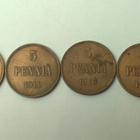 5 penniä vuosilta 1908-1917 - pikkukuva 1
