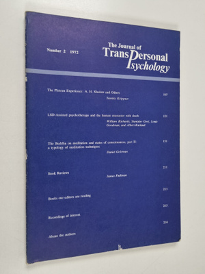 The Journal of Transpersonal Psychology 2/1972