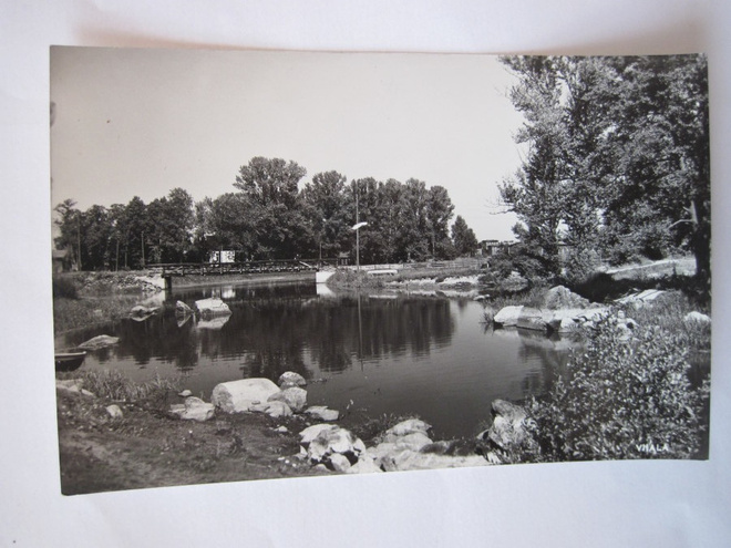 VANHA Postikortti Viiala 1950-luku Alkup.Mallikappale