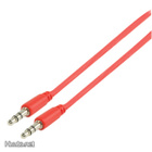 Valueline 3.5mm uros-uros äänikaapeli, 1m, eri värisiä UUSI - pikkukuva 2