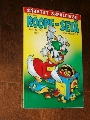 Roope-Setä Taskulehti  11 / 2011 (387) - Walt Disney