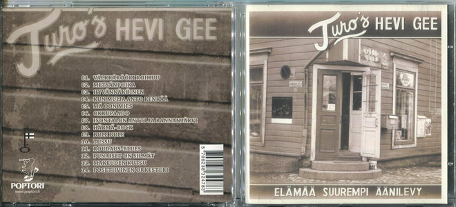 TUROS´S HEVI GEE . CD-LEVY . ELÄMÄÄ SUUREMPI ÄÄNILEVY
