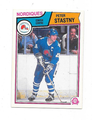 1983-84 OPC #304 Peter Stastny , Quebec Nordiques