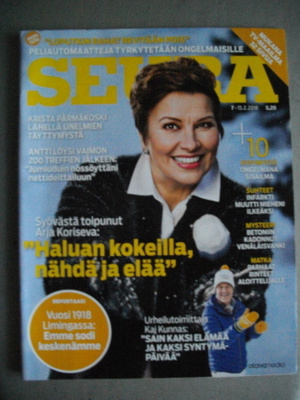 Seura lehti Nro 7/2018 (24.1)