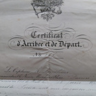 Suomal. TAIMI-laivan saapumis-ja lähtötodistus Hull 1874 - pikkukuva 1