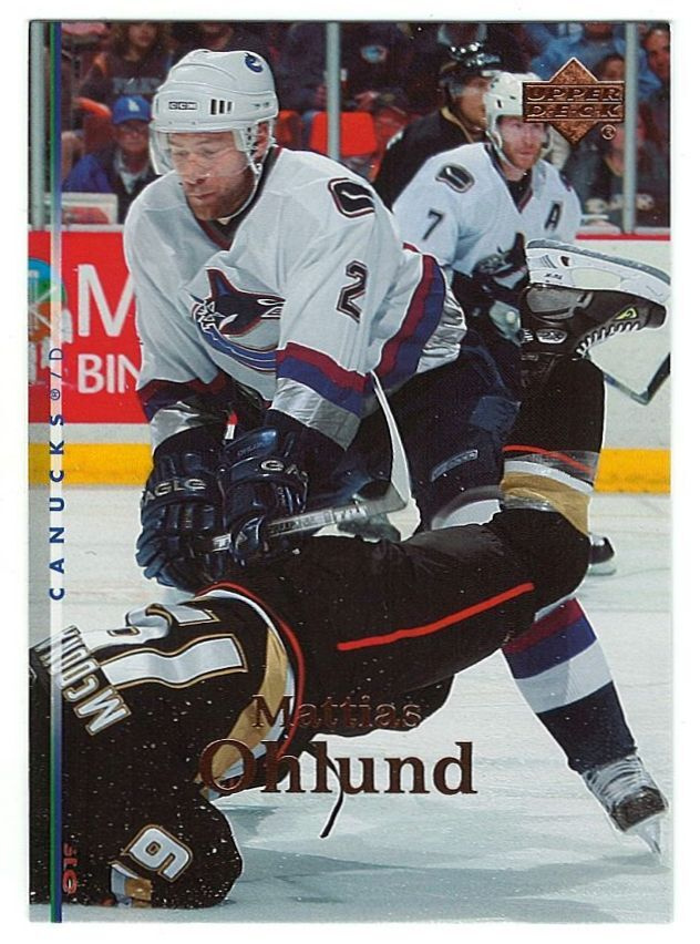 07-08 Upper Deck #39 Mattias Ohlund