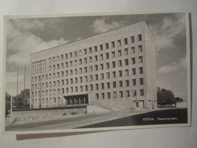 VANHA Postikortti Kotka 1950-l Alkup.Mallikappale
