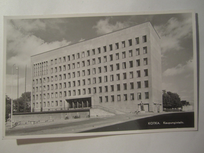 VANHA Postikortti Kotka 1950-l Alkup.Mallikappale