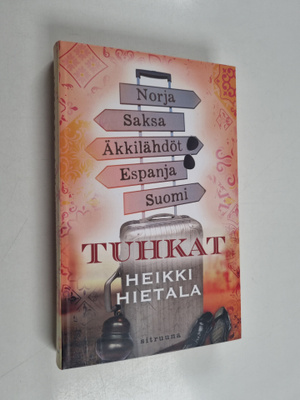 Heikki Hietala : Tuhkat (signeerattu, tekijän omiste)