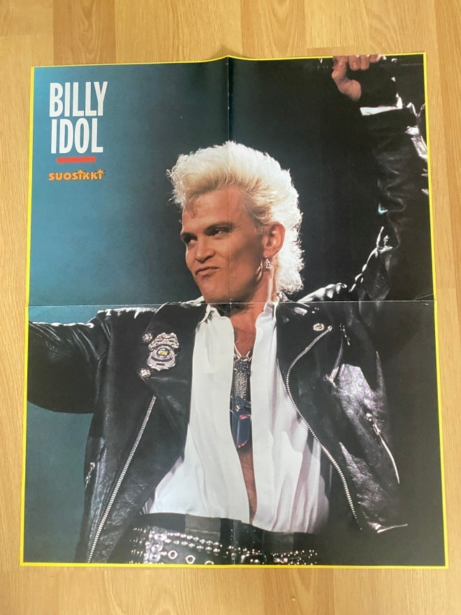 Billy Idol juliste ja keräilykuva 