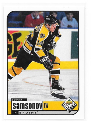 1998-99 UD Choice #13 Sergei Samsonov Boston Bruins