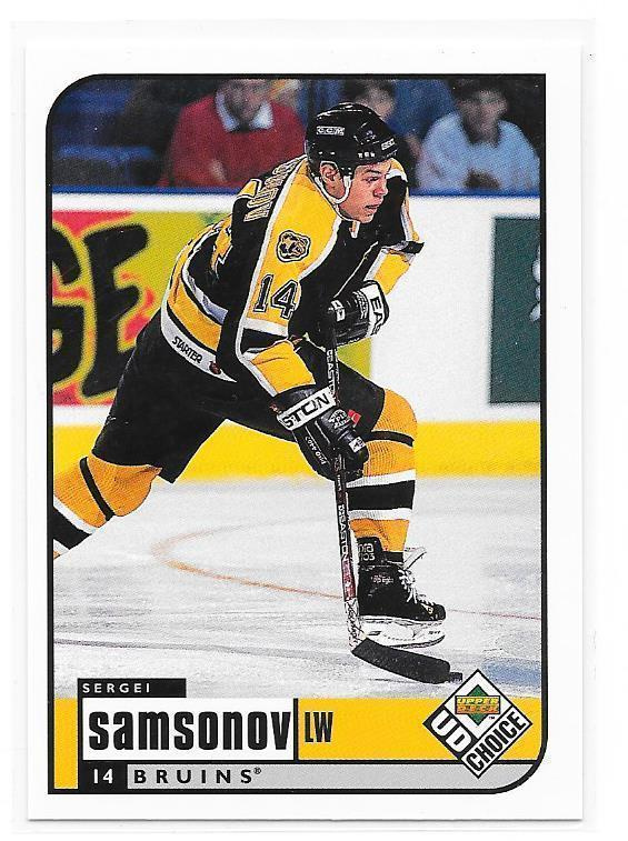 1998-99 UD Choice #13 Sergei Samsonov Boston Bruins