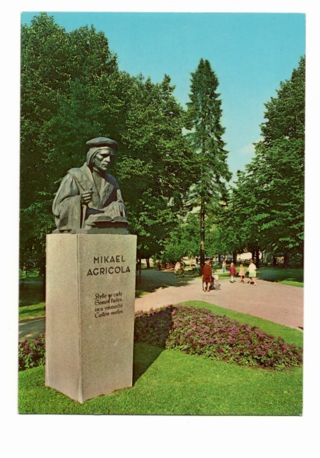 Lahti: Mikael Agricolan  muistomerkki