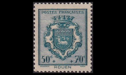 Ranska 540 ** Vaakuna Rouen (1941)