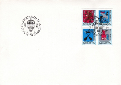 RUOTSI 1981 - Fa 1162/65 FDC KUORI