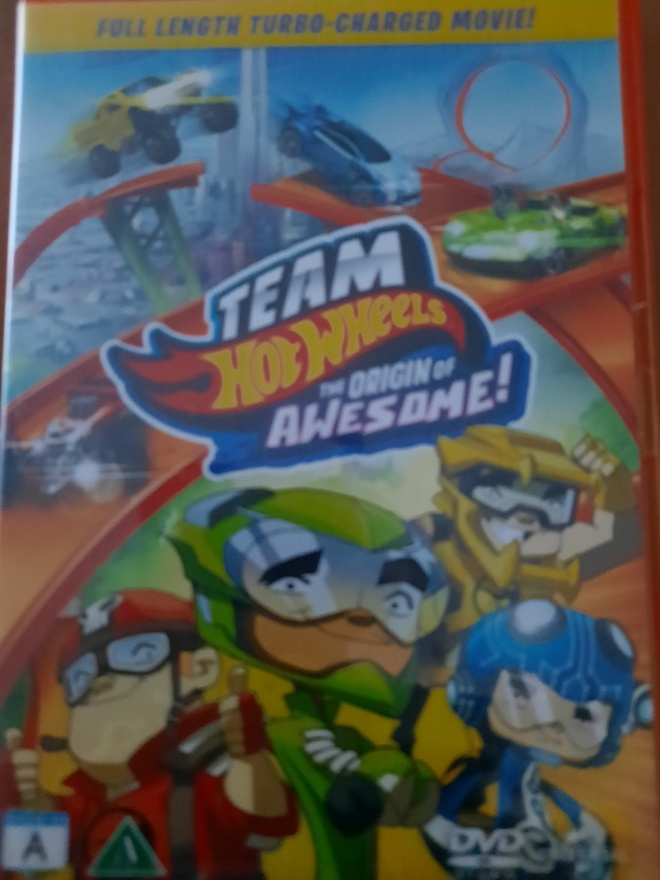TEAM HOTWHEELS THE ORIGIN OF AWESOME! DVD