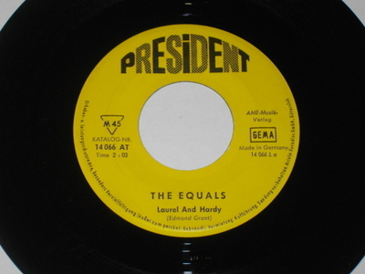 7" EQUALS - Laurel And Hardy - single 1968 beat,rock&roll EX
