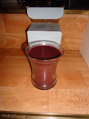 Partylite Trumpetti kynttiläpurkki vadelma