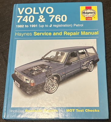 Haynes 1258 Volvo 740 & 760 1982 - 1991 korjausopas