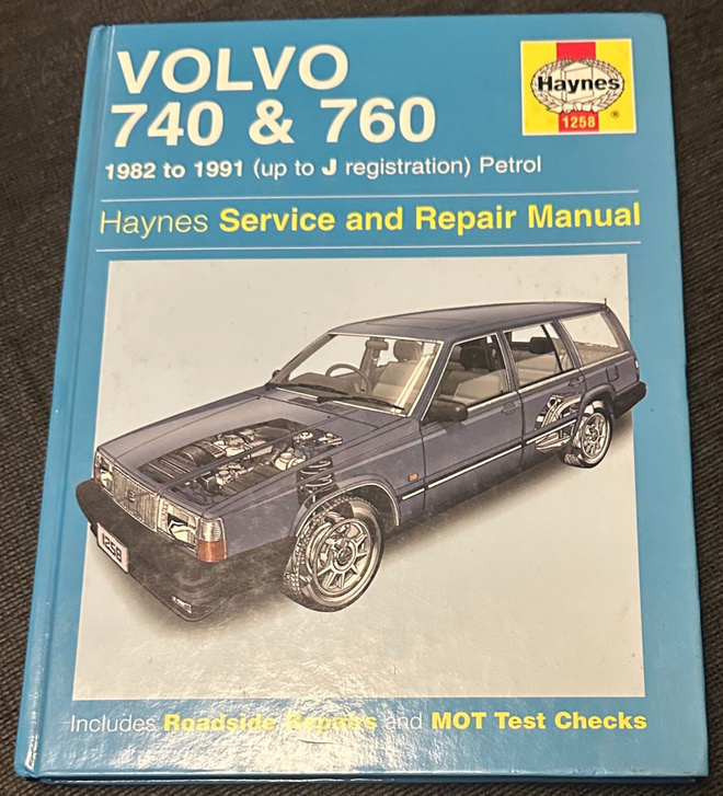Haynes 1258 Volvo 740 & 760 1982 - 1991 korjausopas