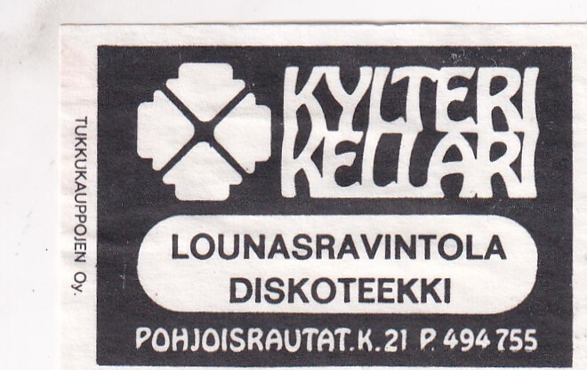 Kylteri Kellari. Pohjoisrautat.k. 21 .  s92
