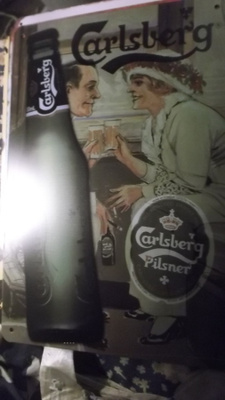 Peltikyltti olut. Carlsbergs Pilsner