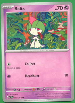 Pokémon Ralts (ASC 087)