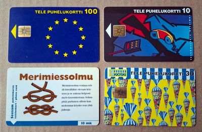 10 mk 30 mk 100 mk EU lippu R-kioski merimiessolmu