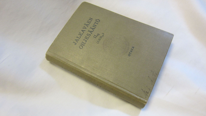 Jalkaväen ohjesääntö II, 1933