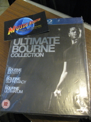 ULTIMATE BOURNE COLLECTION 3 x BLU-RAY UUSI BOXI