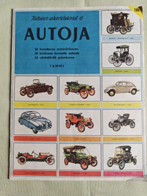 AUTOJA  KULTAISET ASKARTELUKIRJAT 6